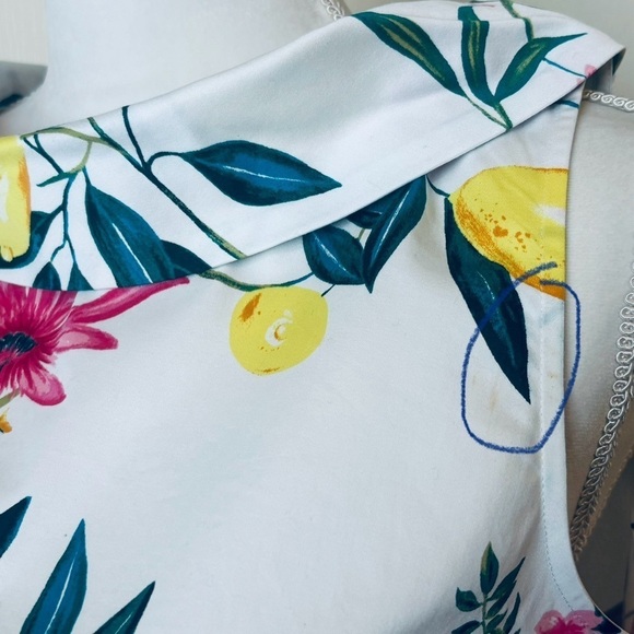 RSVP By Talbots Elegant Lemon Blouse Top Audrey Shell Size 6 NWT - Picture 11 of 12
